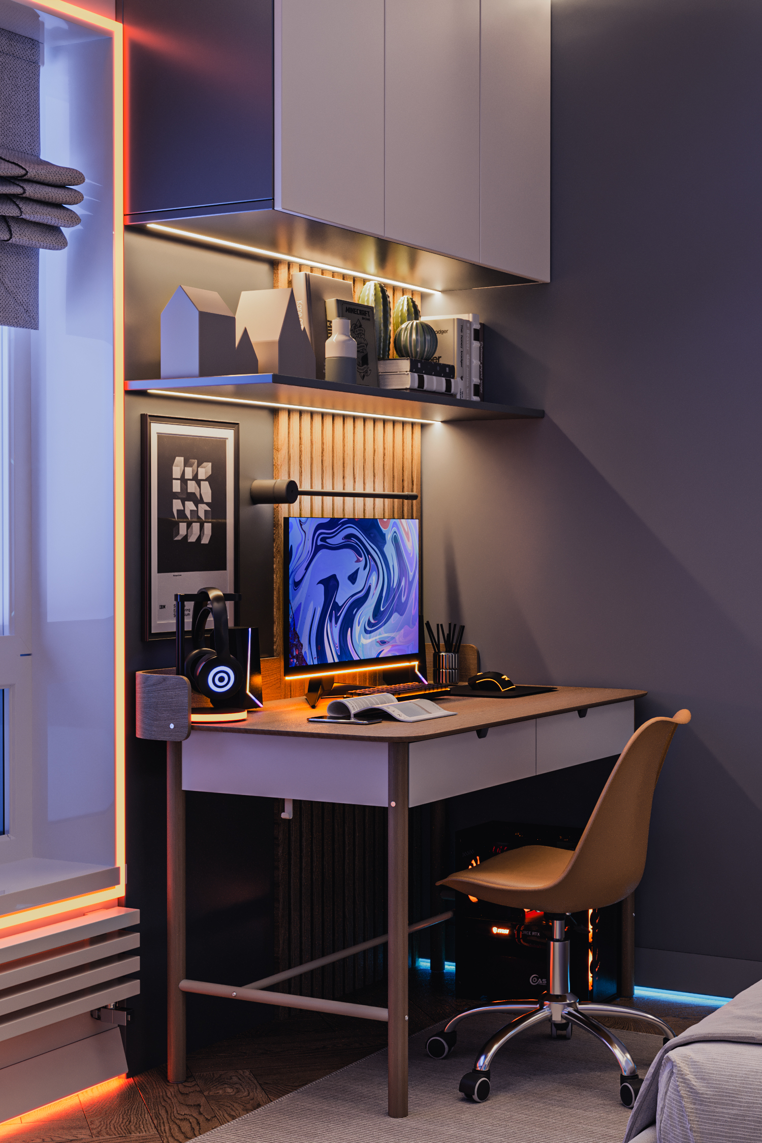 Дизайн: Студия дизайна Марии Глушко
Визуализация: Сагателян Алина